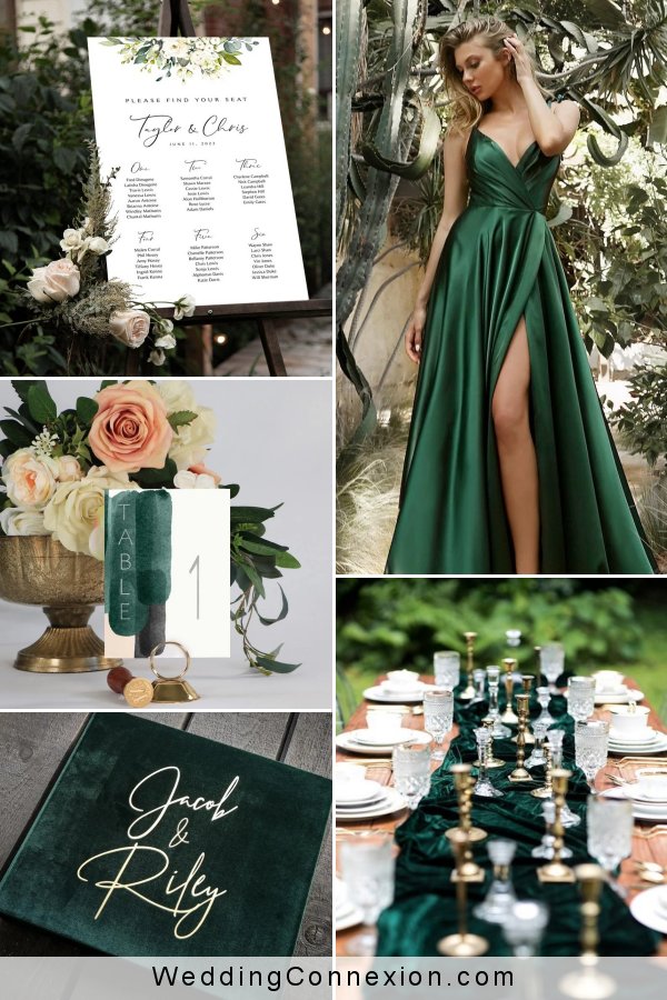 Shades of Green Wedding Inspiration
